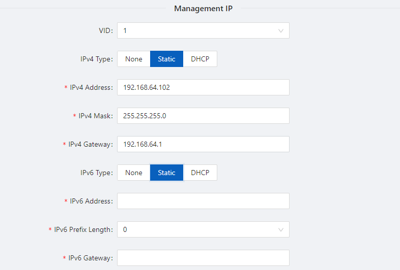 ERPS Instance Configuration